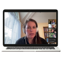 Members on a live community session